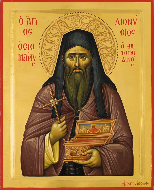 Διονύσιος ο Βατοπεδινός, 'Αγιος Οσιμάρτυς